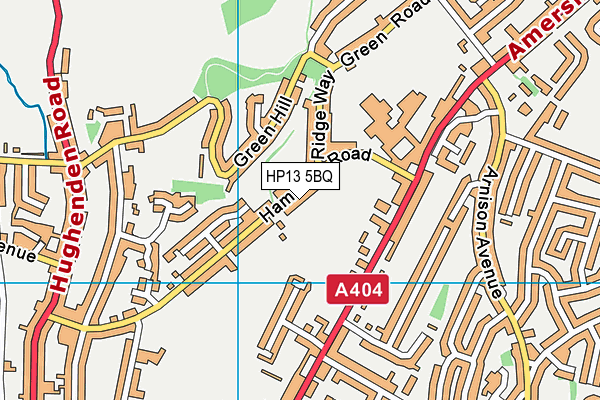 HP13 5BQ map - OS VectorMap District (Ordnance Survey) HP13 5BQ map - OS VectorMap District (Ordnance Survey)