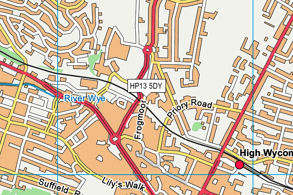 HP13 5DY map - OS VectorMap District (Ordnance Survey) HP13 5DY map - OS VectorMap District (Ordnance Survey)