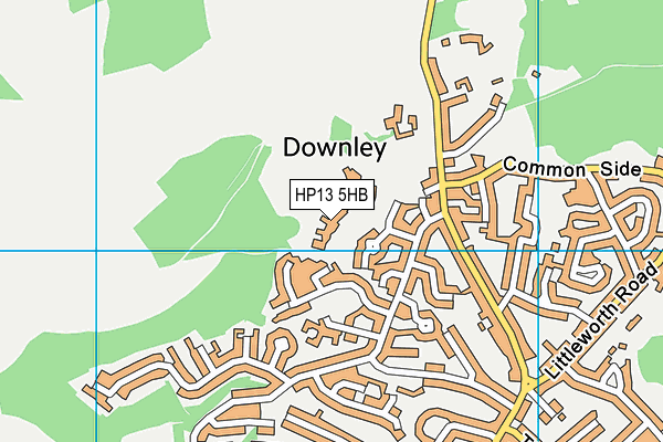 HP13 5HB map - OS VectorMap District (Ordnance Survey) HP13 5HB map - OS VectorMap District (Ordnance Survey)
