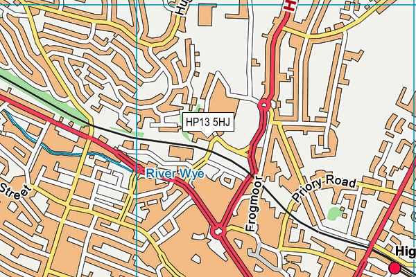 HP13 5HJ map - OS VectorMap District (Ordnance Survey) HP13 5HJ map - OS VectorMap District (Ordnance Survey)