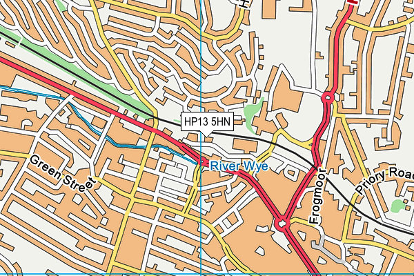 HP13 5HN map - OS VectorMap District (Ordnance Survey) HP13 5HN map - OS VectorMap District (Ordnance Survey)