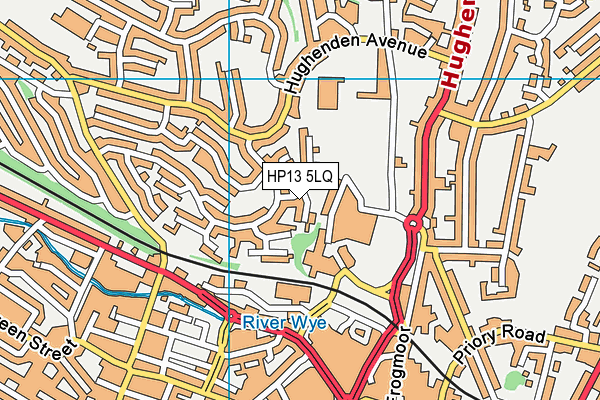 HP13 5LQ map - OS VectorMap District (Ordnance Survey) HP13 5LQ map - OS VectorMap District (Ordnance Survey)