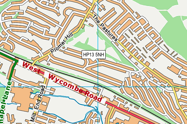 HP13 5NH map - OS VectorMap District (Ordnance Survey) HP13 5NH map - OS VectorMap District (Ordnance Survey)