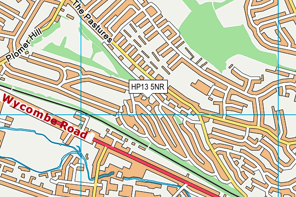 HP13 5NR map - OS VectorMap District (Ordnance Survey)