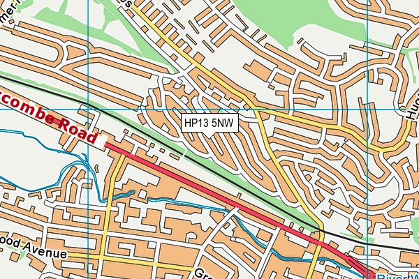 HP13 5NW map - OS VectorMap District (Ordnance Survey) HP13 5NW map - OS VectorMap District (Ordnance Survey)