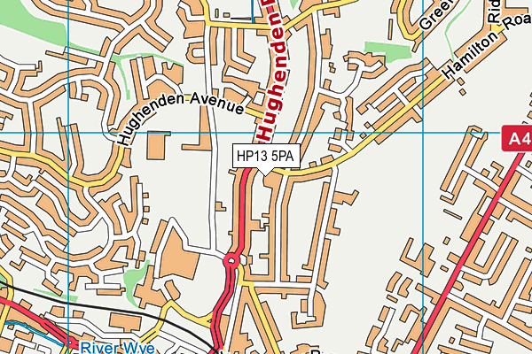 HP13 5PA map - OS VectorMap District (Ordnance Survey) HP13 5PA map - OS VectorMap District (Ordnance Survey)