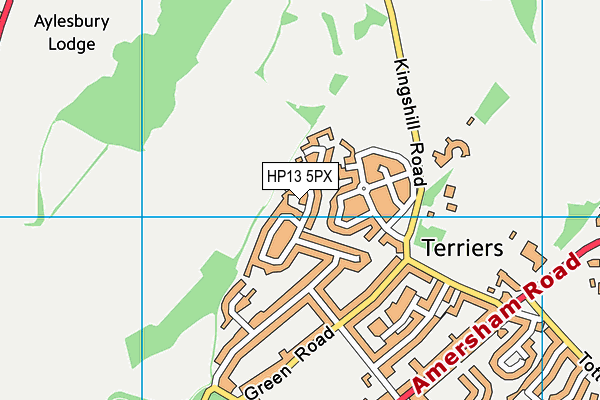 HP13 5PX map - OS VectorMap District (Ordnance Survey) HP13 5PX map - OS VectorMap District (Ordnance Survey)