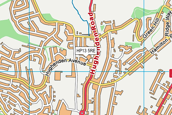 HP13 5RE map - OS VectorMap District (Ordnance Survey) HP13 5RE map - OS VectorMap District (Ordnance Survey)
