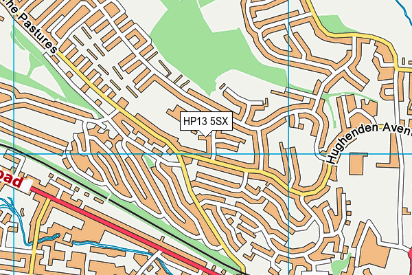 HP13 5SX map - OS VectorMap District (Ordnance Survey) HP13 5SX map - OS VectorMap District (Ordnance Survey)
