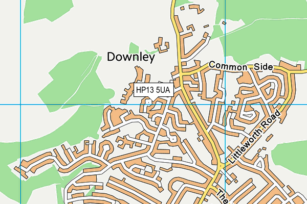 HP13 5UA map - OS VectorMap District (Ordnance Survey)