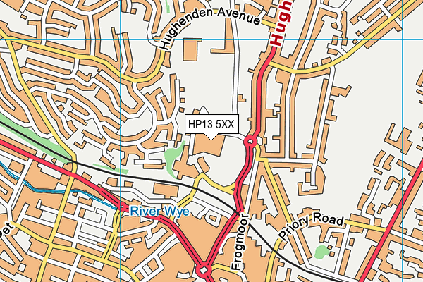 HP13 5XX map - OS VectorMap District (Ordnance Survey) HP13 5XX map - OS VectorMap District (Ordnance Survey)