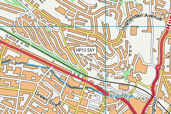 HP13 5XY map - OS VectorMap District (Ordnance Survey) HP13 5XY map - OS VectorMap District (Ordnance Survey)