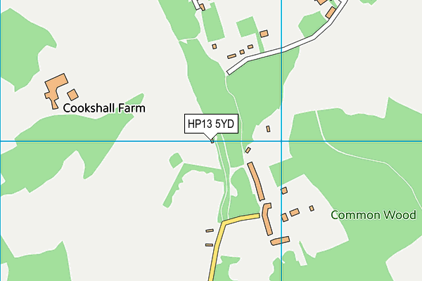 HP13 5YD map - OS VectorMap District (Ordnance Survey) HP13 5YD map - OS VectorMap District (Ordnance Survey)