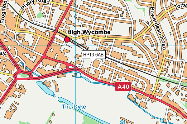 HP13 6AB map - OS VectorMap District (Ordnance Survey) HP13 6AB map - OS VectorMap District (Ordnance Survey)