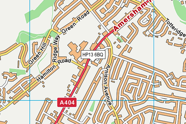 HP13 6BQ map - OS VectorMap District (Ordnance Survey) HP13 6BQ map - OS VectorMap District (Ordnance Survey)