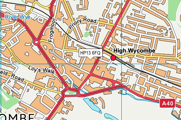 HP13 6FQ map - OS VectorMap District (Ordnance Survey) HP13 6FQ map - OS VectorMap District (Ordnance Survey)