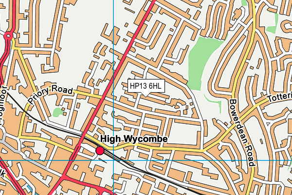 HP13 6HL map - OS VectorMap District (Ordnance Survey) HP13 6HL map - OS VectorMap District (Ordnance Survey)
