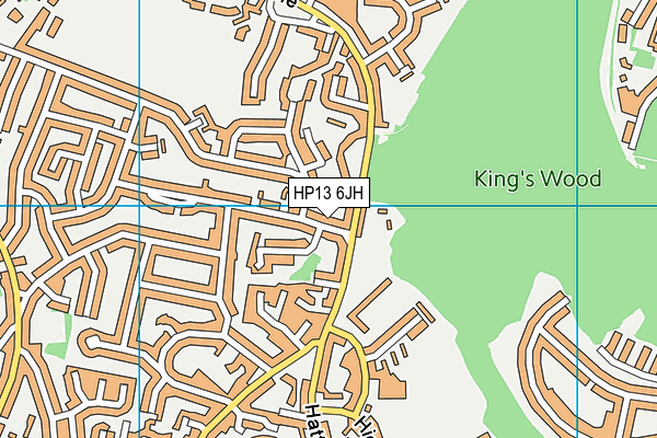 HP13 6JH map - OS VectorMap District (Ordnance Survey) HP13 6JH map - OS VectorMap District (Ordnance Survey)