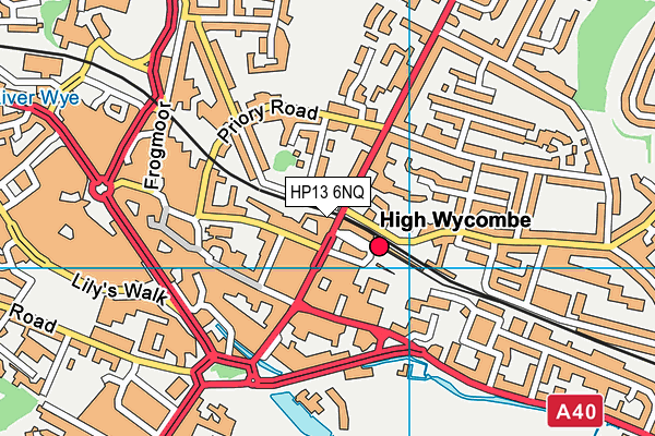 HP13 6NQ map - OS VectorMap District (Ordnance Survey) HP13 6NQ map - OS VectorMap District (Ordnance Survey)