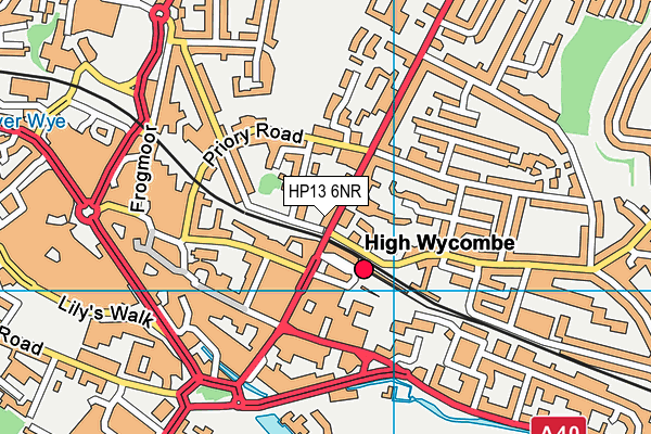 HP13 6NR map - OS VectorMap District (Ordnance Survey) HP13 6NR map - OS VectorMap District (Ordnance Survey)