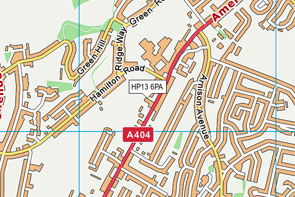 HP13 6PA map - OS VectorMap District (Ordnance Survey) HP13 6PA map - OS VectorMap District (Ordnance Survey)