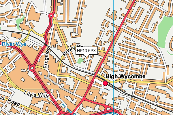 HP13 6PX map - OS VectorMap District (Ordnance Survey) HP13 6PX map - OS VectorMap District (Ordnance Survey)