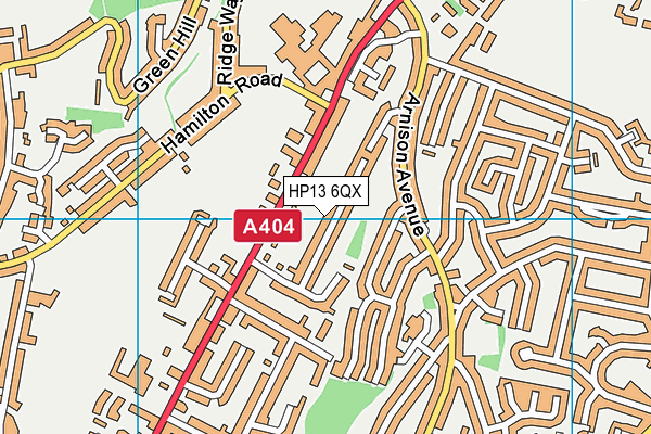 HP13 6QX map - OS VectorMap District (Ordnance Survey) HP13 6QX map - OS VectorMap District (Ordnance Survey)