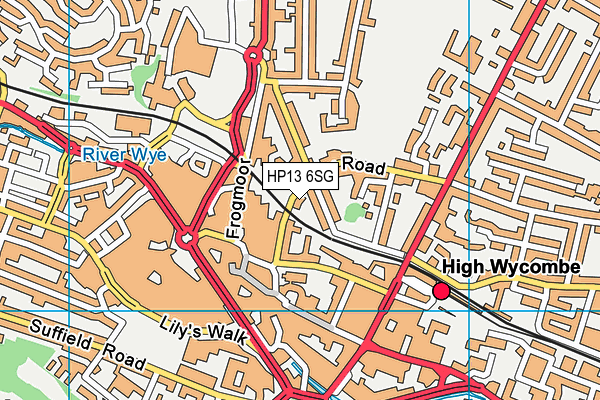 HP13 6SG map - OS VectorMap District (Ordnance Survey) HP13 6SG map - OS VectorMap District (Ordnance Survey)