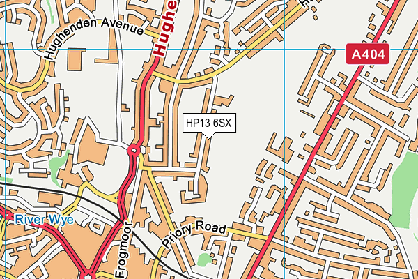 HP13 6SX map - OS VectorMap District (Ordnance Survey) HP13 6SX map - OS VectorMap District (Ordnance Survey)