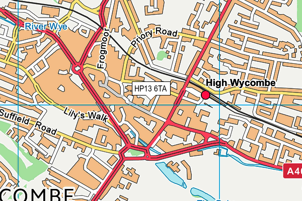 HP13 6TA map - OS VectorMap District (Ordnance Survey) HP13 6TA map - OS VectorMap District (Ordnance Survey)