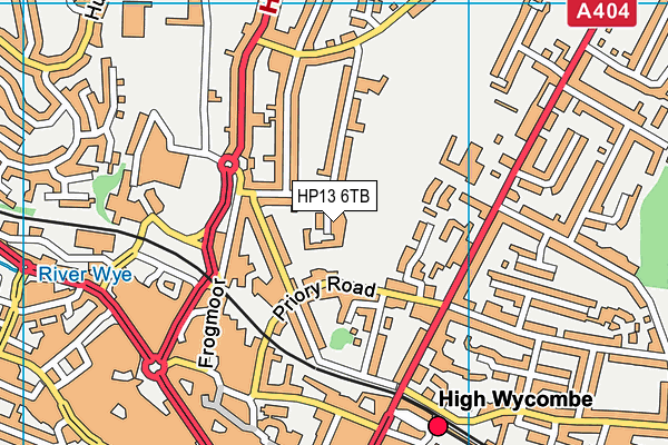 HP13 6TB map - OS VectorMap District (Ordnance Survey)