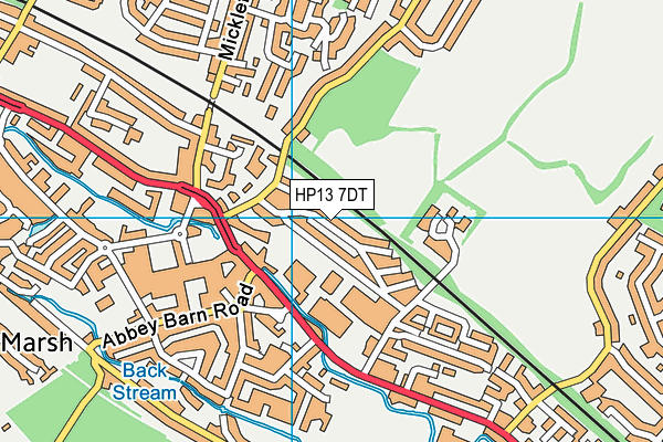 HP13 7DT map - OS VectorMap District (Ordnance Survey) HP13 7DT map - OS VectorMap District (Ordnance Survey)