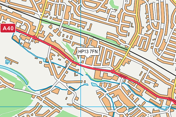 HP13 7FN map - OS VectorMap District (Ordnance Survey) HP13 7FN map - OS VectorMap District (Ordnance Survey)