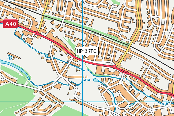 HP13 7FQ map - OS VectorMap District (Ordnance Survey) HP13 7FQ map - OS VectorMap District (Ordnance Survey)