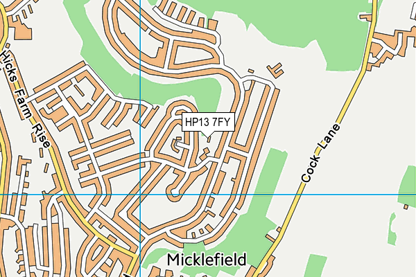 HP13 7FY map - OS VectorMap District (Ordnance Survey) HP13 7FY map - OS VectorMap District (Ordnance Survey)
