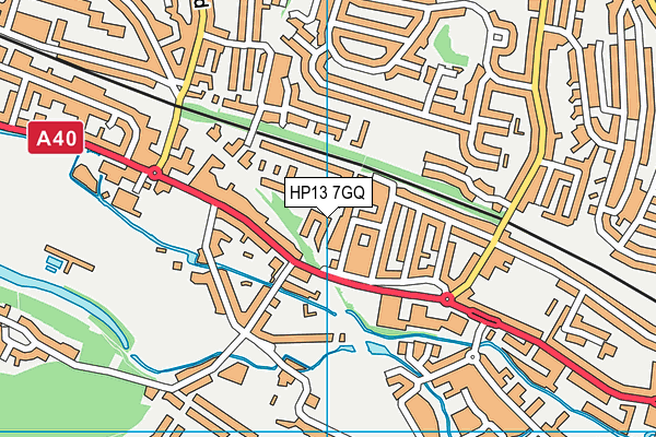 HP13 7GQ map - OS VectorMap District (Ordnance Survey) HP13 7GQ map - OS VectorMap District (Ordnance Survey)