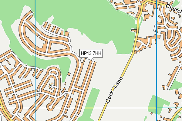 HP13 7HH map - OS VectorMap District (Ordnance Survey) HP13 7HH map - OS VectorMap District (Ordnance Survey)