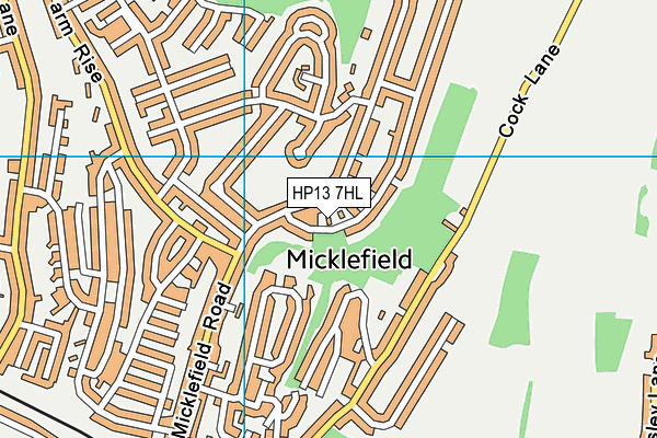 HP13 7HL map - OS VectorMap District (Ordnance Survey) HP13 7HL map - OS VectorMap District (Ordnance Survey)