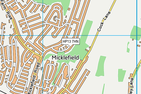 HP13 7HN map - OS VectorMap District (Ordnance Survey) HP13 7HN map - OS VectorMap District (Ordnance Survey)