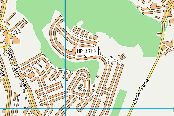 HP13 7HX map - OS VectorMap District (Ordnance Survey) HP13 7HX map - OS VectorMap District (Ordnance Survey)
