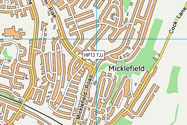 HP13 7JJ map - OS VectorMap District (Ordnance Survey) HP13 7JJ map - OS VectorMap District (Ordnance Survey)