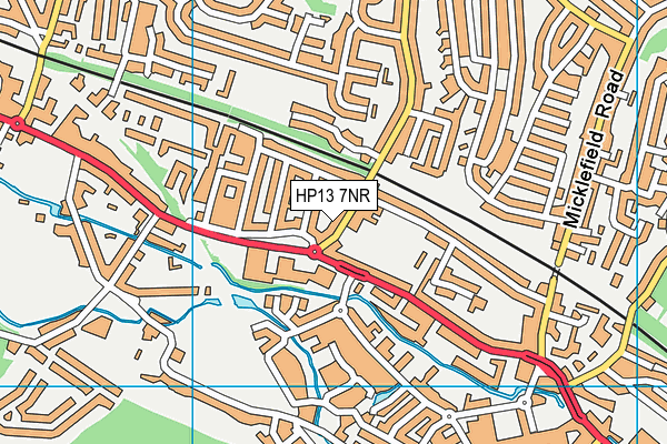 HP13 7NR map - OS VectorMap District (Ordnance Survey) HP13 7NR map - OS VectorMap District (Ordnance Survey)