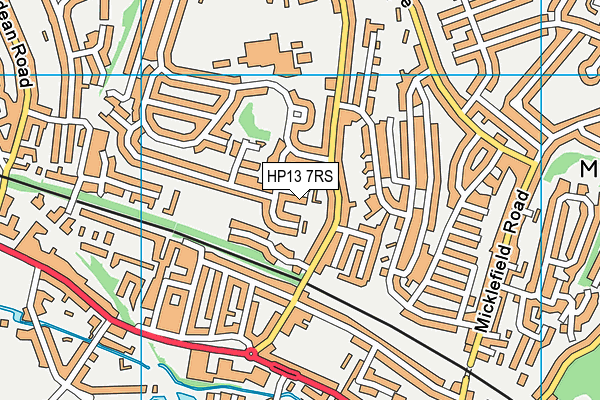 HP13 7RS map - OS VectorMap District (Ordnance Survey) HP13 7RS map - OS VectorMap District (Ordnance Survey)