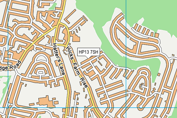 HP13 7SH map - OS VectorMap District (Ordnance Survey) HP13 7SH map - OS VectorMap District (Ordnance Survey)
