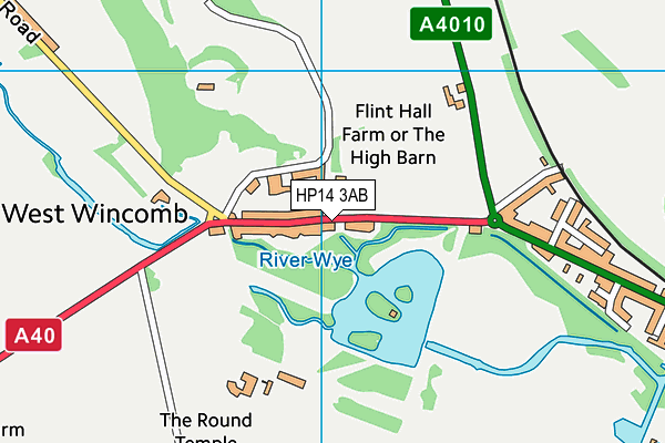 HP14 3AB map - OS VectorMap District (Ordnance Survey) HP14 3AB map - OS VectorMap District (Ordnance Survey)