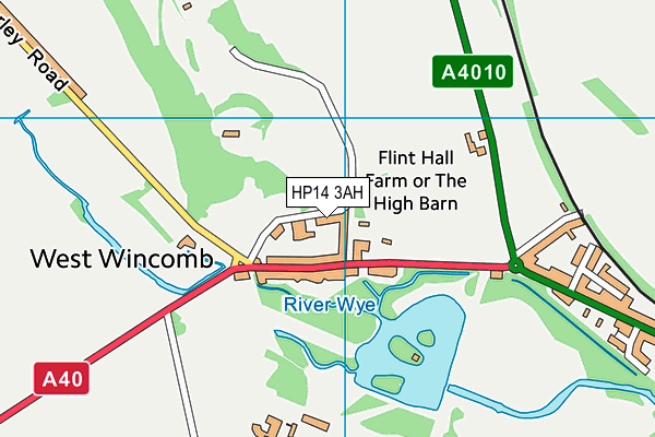 HP14 3AH map - OS VectorMap District (Ordnance Survey) HP14 3AH map - OS VectorMap District (Ordnance Survey)