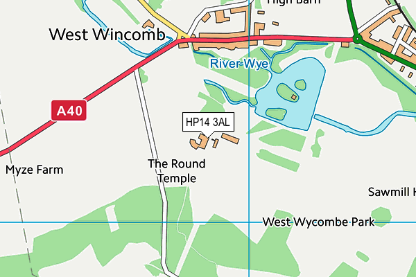 HP14 3AL map - OS VectorMap District (Ordnance Survey) HP14 3AL map - OS VectorMap District (Ordnance Survey)
