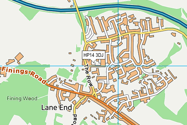 HP14 3DJ map - OS VectorMap District (Ordnance Survey) HP14 3DJ map - OS VectorMap District (Ordnance Survey)