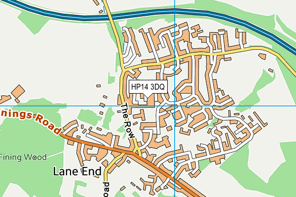 HP14 3DQ map - OS VectorMap District (Ordnance Survey) HP14 3DQ map - OS VectorMap District (Ordnance Survey)