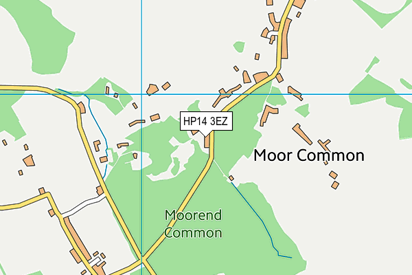 HP14 3EZ map - OS VectorMap District (Ordnance Survey) HP14 3EZ map - OS VectorMap District (Ordnance Survey)
